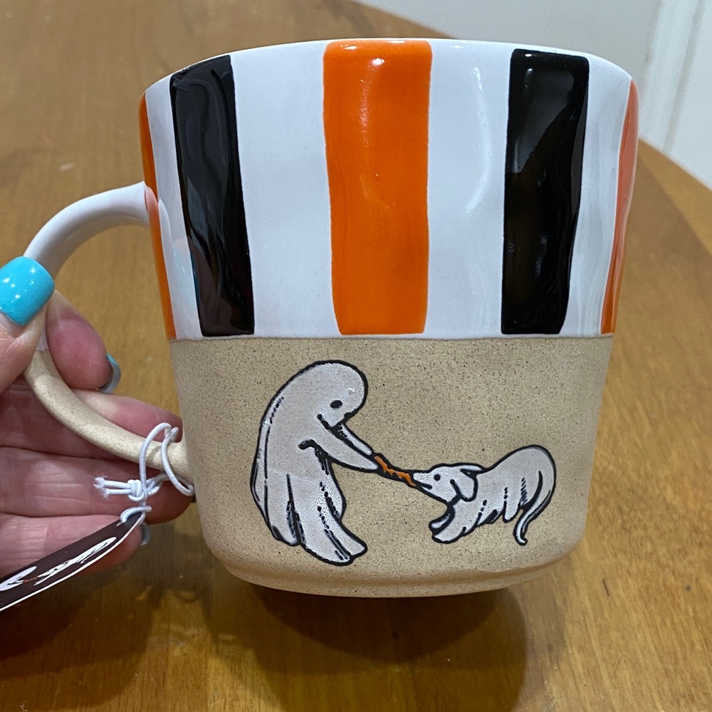 NWT.  Prima Designs, 16oz., ceramic mug.